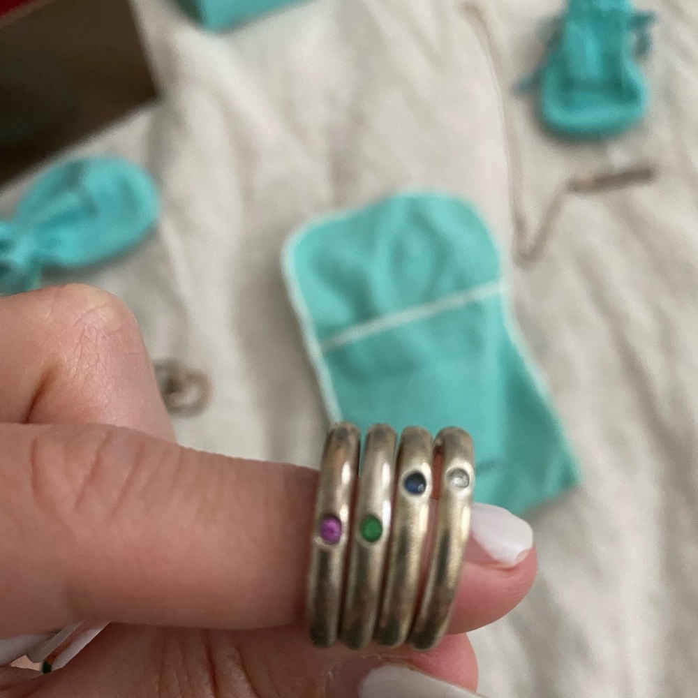 Tiffany stackable bands